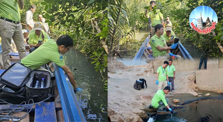 មន្ត្រី​ក្រសួង​បរិស្ថាន​ចុះ​ពិនិត្យ​និង​អនុវត្ត​ច្បាប់​ចំពោះ​ការបញ្ចេញ​ទឹក​កខ្វក់​ប៉ះពាល់​ប្រភពទឹក​សាធារណ​របស់​រោងចក្រ​១​កន្លែង​នៅក្នុង​ខេត្ត​ព្រះសីហនុ​